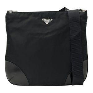 PRADA Bags for Women and Men, Shoulder Bag, Nylon, Black, BT0326, Tessuto,